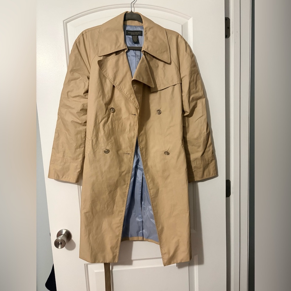 Banana Republic Tan Trench Coat